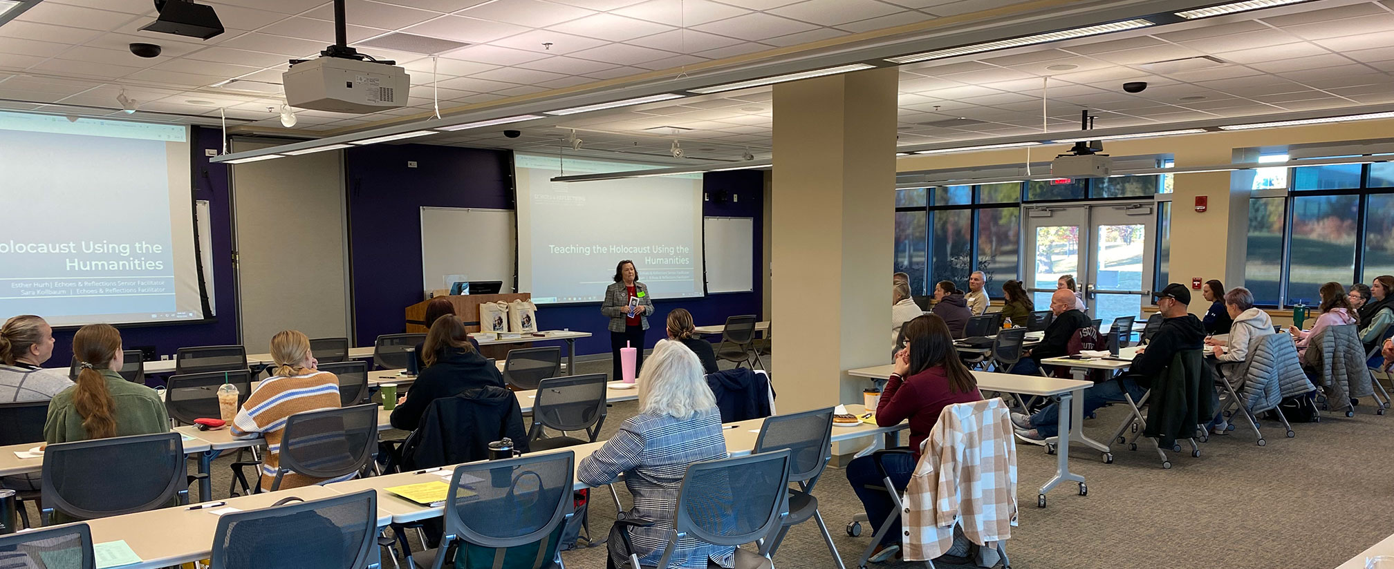 Holocaust Education workshop at WIU-Quad Cities, underwritten by the Rauch Family Foundation II